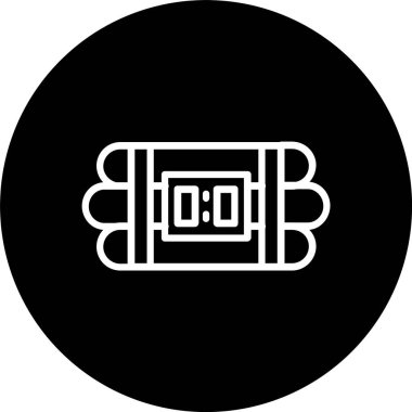 Zaman Bombası Satırı Tersine Çevrilmiş Simge