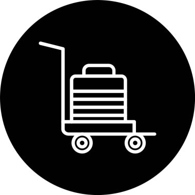 Bagaj Çizgisi Tersine Çevrilmiş Simge