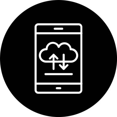 Bulut Hesaplama Satırı Tersine Çevrilmiş Simge