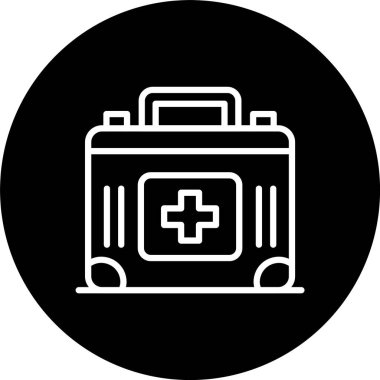 İlk Yardım Satırı Tersine Çevrilmiş Simge