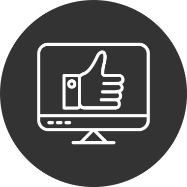 Satır Tersine Çevrilmiş Simge gibi