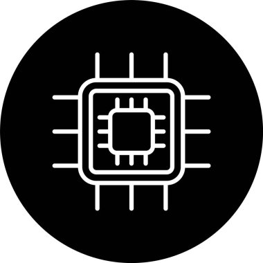 İşlemci Satırı Tersine Çevrilmiş Simge