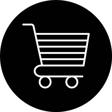 Alışveriş Arabası Hattı Tersine Döndürülmüş Simge