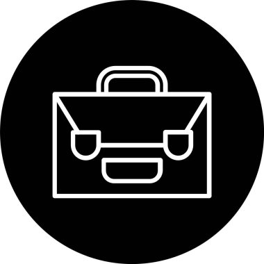 Evrak çantası Satırı Tersine Çevrilmiş Simge