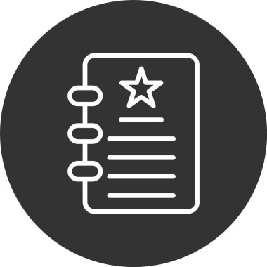 Madalya Satırı Tersine Çevrilmiş Simge