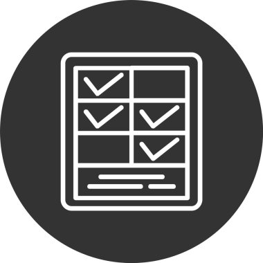 Planlayıcı Satırı Tersine Çevrilmiş Simge