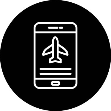 Havaalanı Hattı Tersine Çevrilmiş Simge