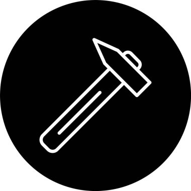 Çekiç Satırı Tersine Çevrilmiş Simgeyi Seç