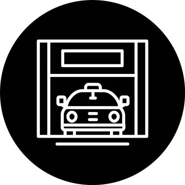 Garaj Hattı Tersine Çevrilmiş Simge