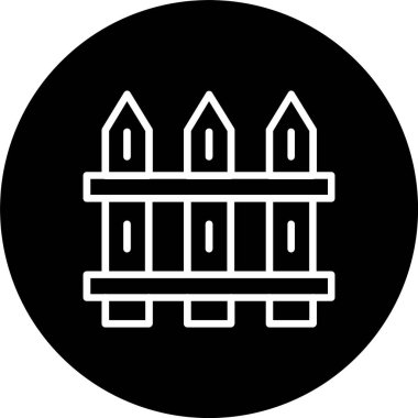 Çit Satırı Tersine Döndürülmüş Simge