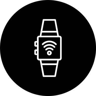 Smartwatch Satırı Tersine Çevrilmiş Simge