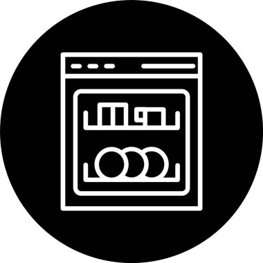 Bulaşık Hattı Tersine Çevrilmiş Simge