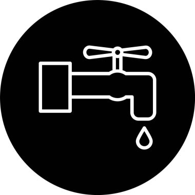 Musluk Satırı Tersine Çevrilmiş Simge