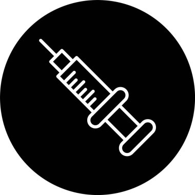 Şırınga Satırı Tersine Döndürülmüş Simge