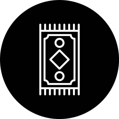 Dua Halı Satırı Tersine Çevrilmiş Simge