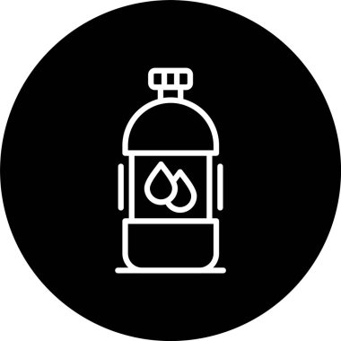 Su Şişe Hattı Tersine Çevrilmiş Simge