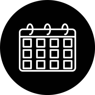 Takvim Satırı Tersine Çevrilmiş Simge