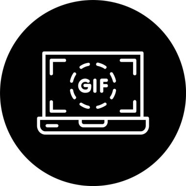 Gif Satırı Tersine Çevrilmiş Simge