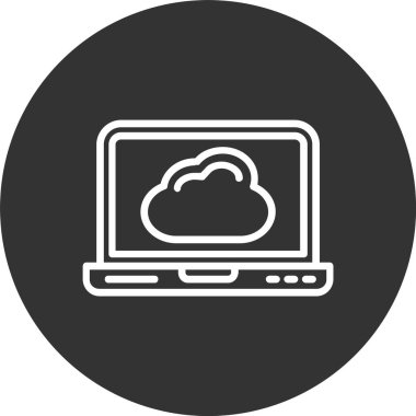 Bulut Satırı Tersine Çevrilmiş Simge