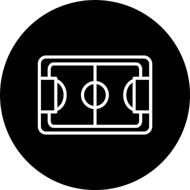 Futbol Sahası Tersine Çevrilmiş Simge