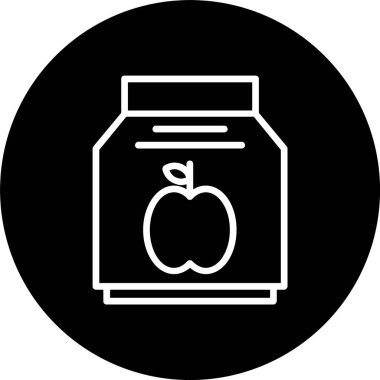 Gıda Paket Hattı Tersine Çevrilmiş Simge