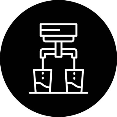 Çift Satır Tersine Çevrilmiş Simge