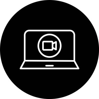 Video Çağrısı Satırı Tersine Çevrilmiş Simge