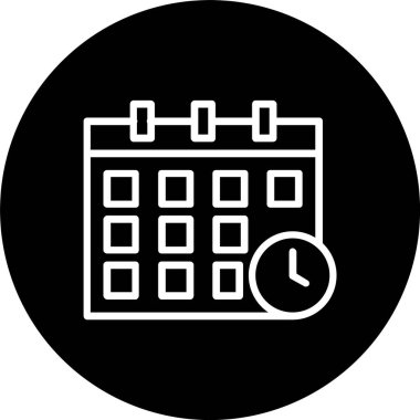 Takvim Satırı Tersine Döndürülmüş Simge