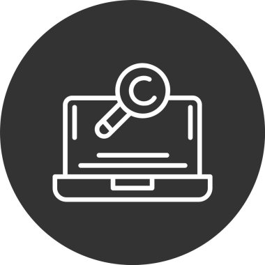 Telif Hakkı Satırı Tersine Çevrilmiş Simge