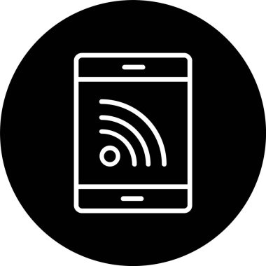 Rss Satırı Tersine Döndürülmüş Simge