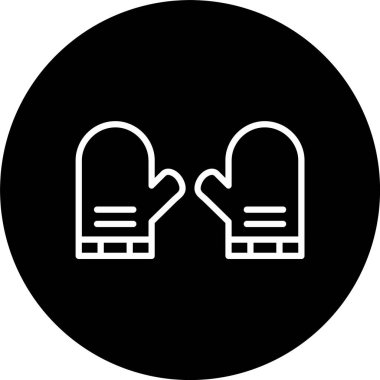 Fırın Mitt Hattı Tersine Döndürülmüş Simge