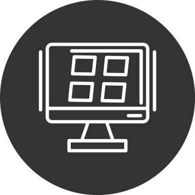 Pencere Satırı Tersine Çevrilmiş Simge