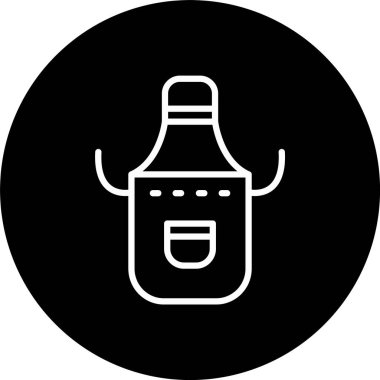 Önlük Çizgisi Tersine Çevrilmiş Simge