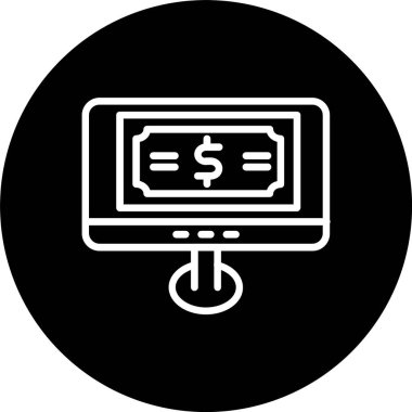 Dolar Çizgisi Tersine Çevrilmiş Simge