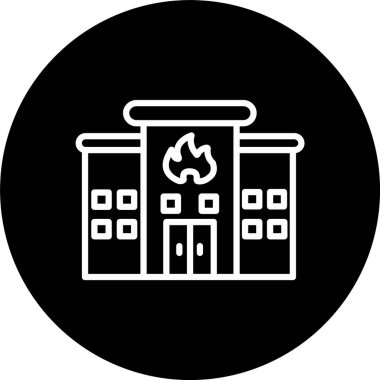 İtfaiye Hattı Tersine Çevrilmiş Simge