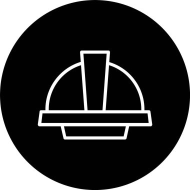 Sert Şapka Satırı Tersine Çevrilmiş Simge