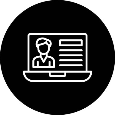 Kullanıcı Hesap Satırı Tersine Çevrilmiş Simge