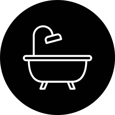 Banyo Hattı Tersine Çevrilmiş Simge