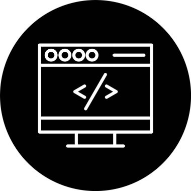 Kodlama Satırı Tersine Döndürülmüş Simge