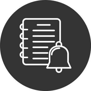 Çan Satırı Tersine Çevrilmiş Simge