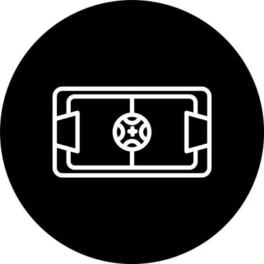 Futbol Sahası Tersine Çevrilmiş Simge