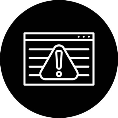 Uyarı İmza Satırı Tersine Çevrilmiş Simge