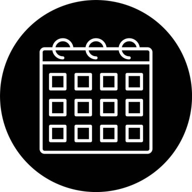 Takvim Satırı Tersine Çevrilmiş Simge