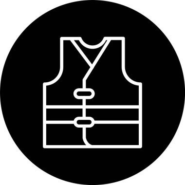 Yelek Satırı Tersine Çevrilmiş Simge