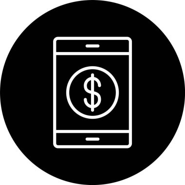 Bozuk Para Satırı Tersine Döndürülmüş Simge