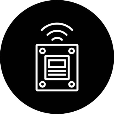 Ağ Aygıtı Satırı Tersine Çevrilmiş Simge