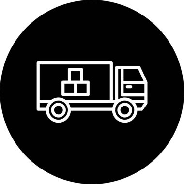 Kamyon Hattı Tersine Döndürülmüş Simge