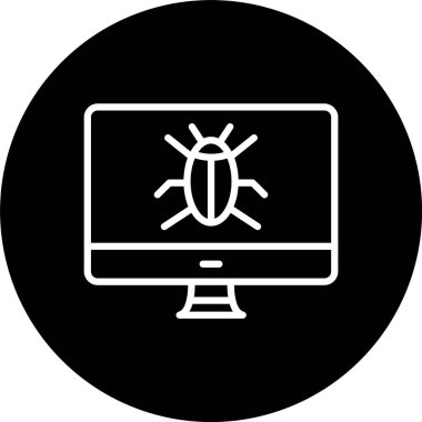 Virüs Hattı Tersine Çevrilmiş Simge