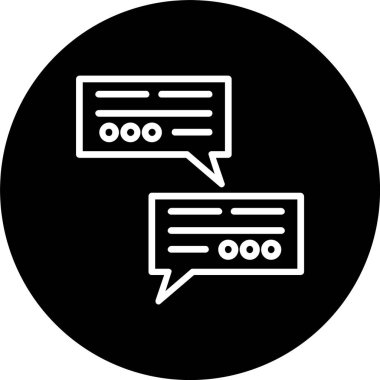 İleti Satırı Tersine Çevrilmiş Simge