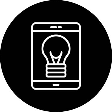 Ampul Hattı Tersine Çevrilmiş Simge